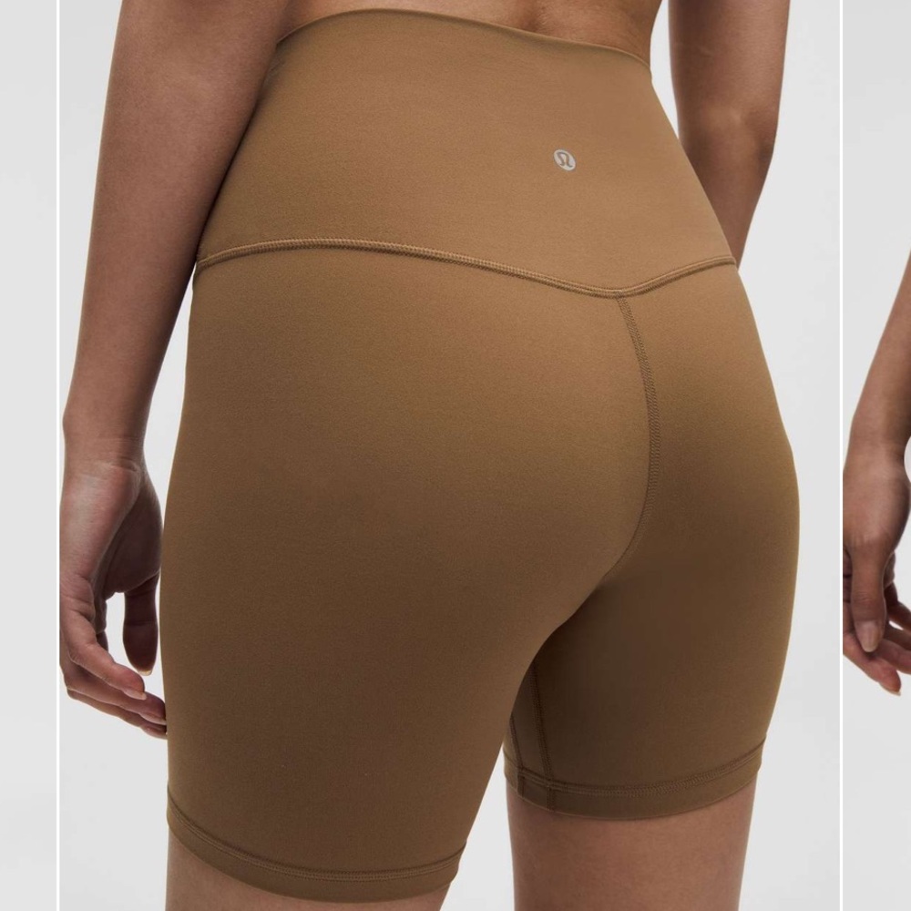New lululemon Align High-Rise Short Allspice Brown Tan size 2 Activewear Workout